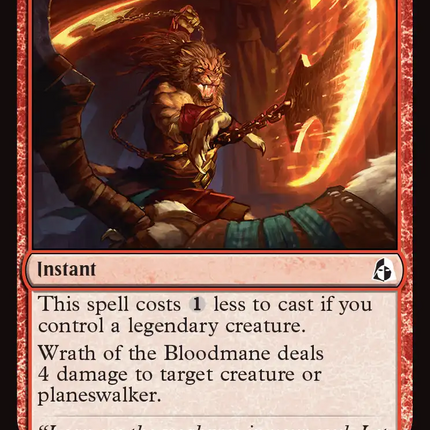 Wrath of the Bloodmane [Reality Fracture]
