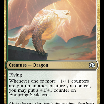 Enduring Scalelord [March of the Machine Commander]