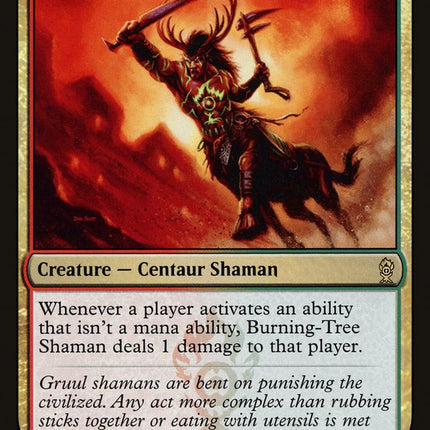 Burning-Tree Shaman [Ravnica Allegiance Guild Kit]