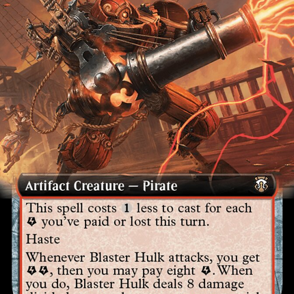 Blaster Hulk (Extended Art) [Modern Horizons 3 Commander]