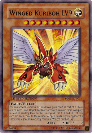Winged Kuriboh LV9 [YG03-EN001] Ultra Rare