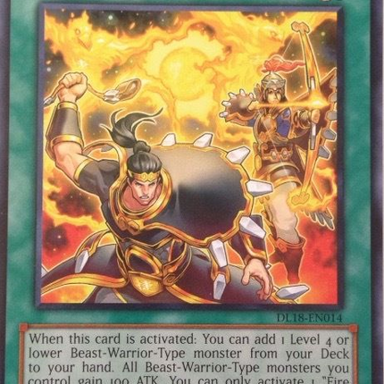 Fire Formation - Tenki (Blue) [DL18-EN014] Rare