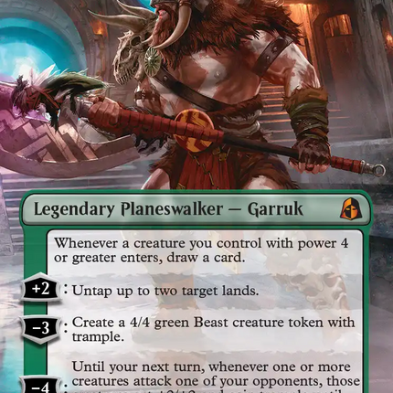 Garruk, Curse Breaker (Borderless) [Reality Fracture]