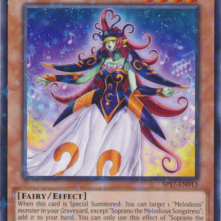 Soprano the Melodious Songstress [SP17-EN013] Starfoil Rare