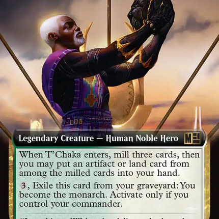 T'Chaka, Venerable King (Extended Art) [Marvel Super Heroes Commander]