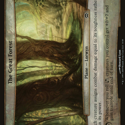 The Great Forest (Planes) [Planechase Planes]