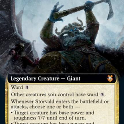 Storvald, Frost Giant Jarl (Extended Art) [Dungeons & Dragons: Adventures in the Forgotten Realms Commander]