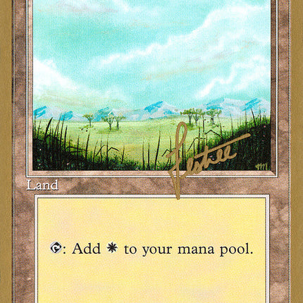 Plains (bl365) (Bertrand Lestree) [Pro Tour Collector Set]