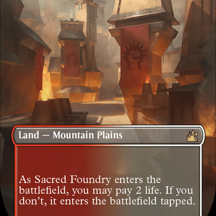 Sacred Foundry (Borderless) [Ravnica Remastered]