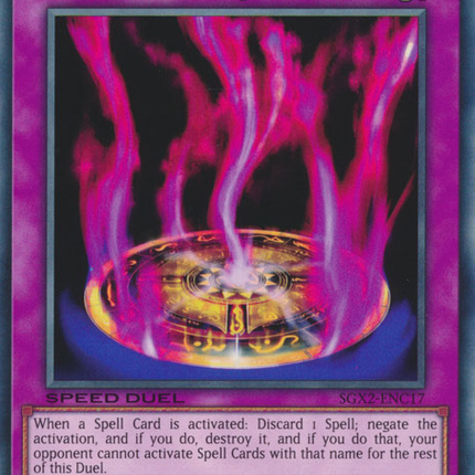 Cursed Seal of the Forbidden Spell [SGX2-ENC17] Common