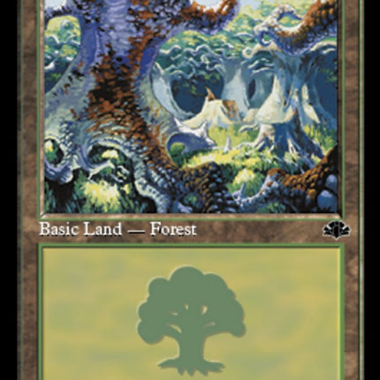 Forest (411) (Retro) [Dominaria Remastered]