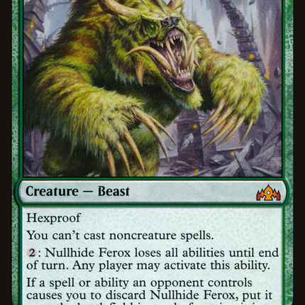 Nullhide Ferox [The List]