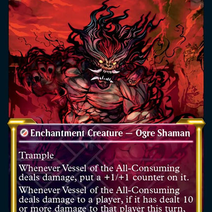 Hidetsugu Consumes All // Vessel of the All-Consuming (Showcase Soft Glow) [Kamigawa: Neon Dynasty]