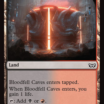 Bloodfell Caves [Duskmourn: House of Horror Commander]