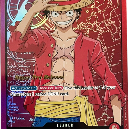 Monkey.D.Luffy (001) [Super Pre-Release Starter Deck: Straw Hat Crew]