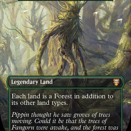 Fangorn Forest - Yavimaya, Cradle of Growth (Surge Foil Realms and Relics) [The Lord of the Rings: Tales of Middle-Earth Commander]