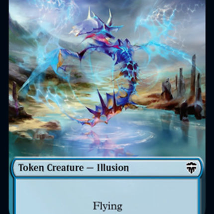 Illusion // Saproling Double-Sided Token [Commander Legends Tokens]
