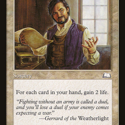 Gerrard's Wisdom [Weatherlight]