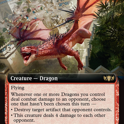 Parapet Thrasher (Extended Art) [Tarkir: Dragonstorm Commander]