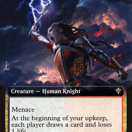 Stormfist Crusader (Extended Art) [Throne of Eldraine]