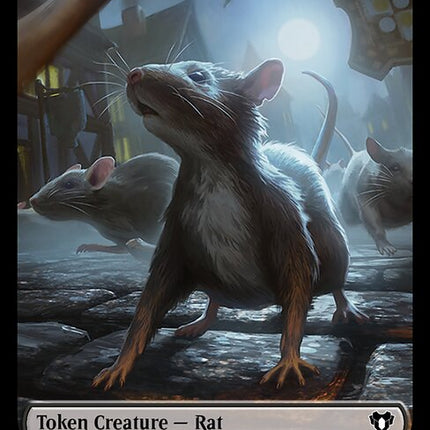 City's Blessing // Rat Double-Sided Token [Commander Masters Tokens]