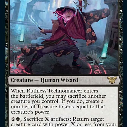 Ruthless Technomancer [Kamigawa: Neon Dynasty Commander]