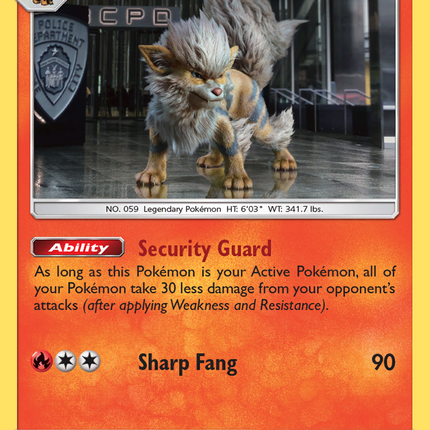 Arcanine (6/18) [Sun & Moon: Detective Pikachu]