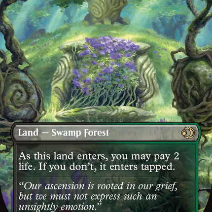 Overgrown Tomb (Borderless) [Lorwyn Eclipsed]