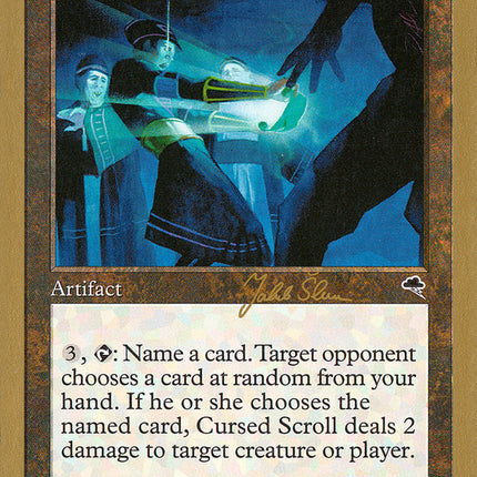 Cursed Scroll (Jakub Slemr) [World Championship Decks 1999]