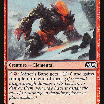 Miner's Bane [Magic 2015]