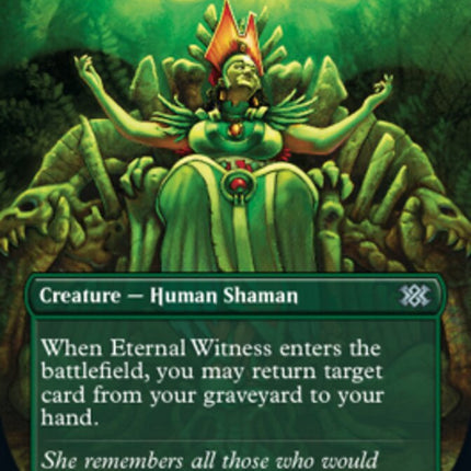 Eternal Witness (Borderless Alternate Art) [Double Masters 2022]
