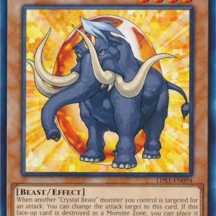 Crystal Beast Amber Mammoth [LDS1-EN094] Common