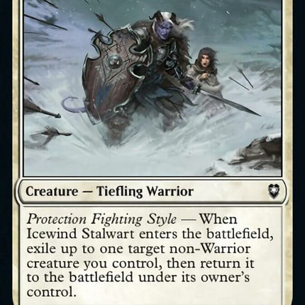 Icewind Stalwart [Commander Legends: Battle for Baldur's Gate]