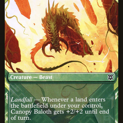 Canopy Baloth (Showcase) [Zendikar Rising]