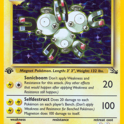 Magneton (11/62) [Fossil 1st Edition]