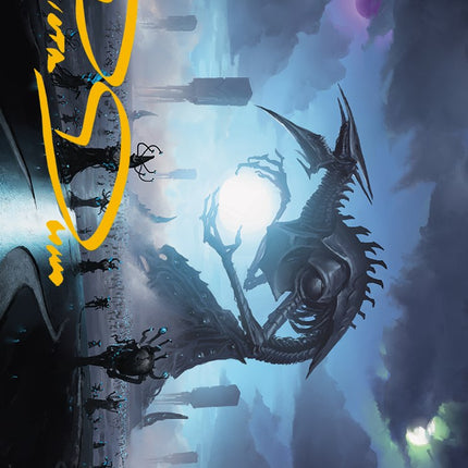 Blue Sun's Twilight Art Card (Gold-Stamped Signature) [Phyrexia: All Will Be One Art Series]