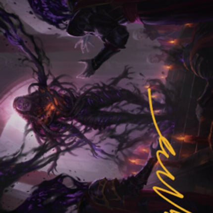 Braids, Arisen Nightmare Art Card 1 (Gold-Stamped Signature) [Dominaria United Art Series]