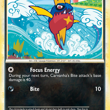 Carvanha (59/102) [HeartGold & SoulSilver: Triumphant]