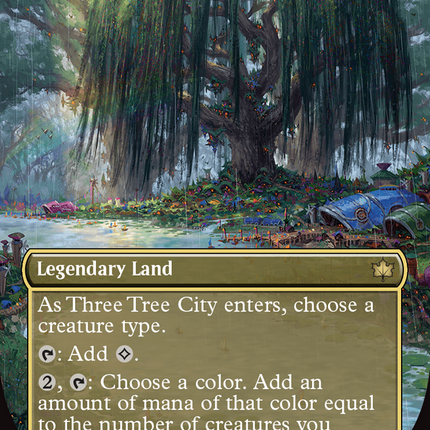 Three Tree City (Borderless) (0338) [Bloomburrow]