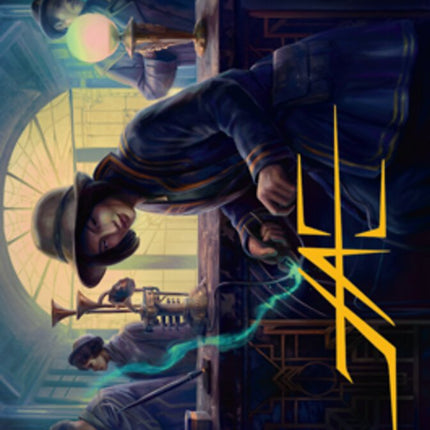 Wiretapping Art Card (Gold-Stamped Signature) [Streets of New Capenna Art Series]