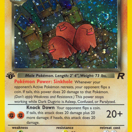 Dark Dugtrio (6/82) [Team Rocket 1st Edition]