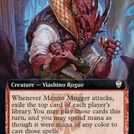 Mezzio Mugger (Extended Art) [Streets of New Capenna Commander]