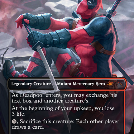 Deadpool, Trading Card (Rainbow Foil) [Secret Lair Drop Series]