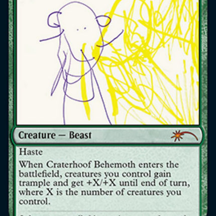 Craterhoof Behemoth (376) [Secret Lair Drop Series]