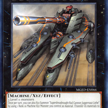 Superdreadnought Rail Cannon Juggernaut Liebe [MGED-EN066] Rare