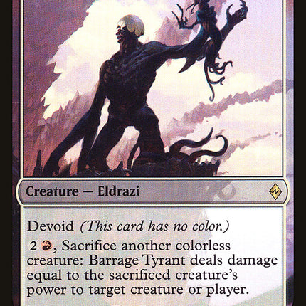 Barrage Tyrant (Intro Pack) [Battle for Zendikar Promos]