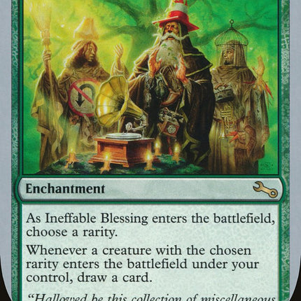 Ineffable Blessing ("choose a rarity") [Unstable]