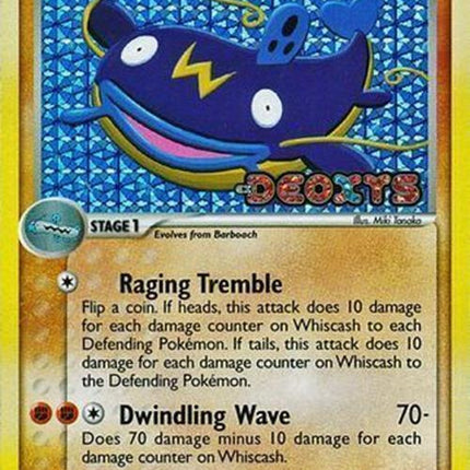 Whiscash (28/107) (Stamped) [EX: Deoxys]