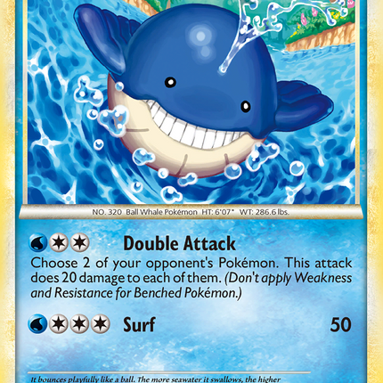 Wailmer (52/102) [HeartGold & SoulSilver: Triumphant]