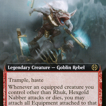 Rhuk, Hexgold Nabber (Extended Art) [Phyrexia: All Will Be One]